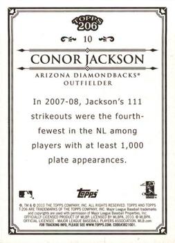 2010 Topps 206 #10 Conor Jackson Back