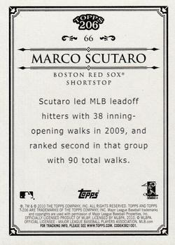 2010 Topps 206 #66 Marco Scutaro Back