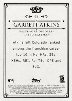 2010 Topps 206 #68 Garrett Atkins Back