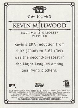 2010 Topps 206 #102 Kevin Millwood Back