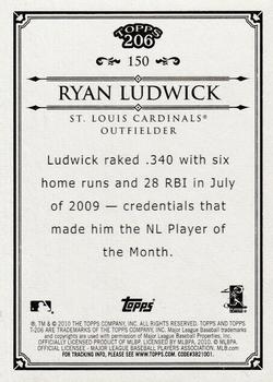 2010 Topps 206 #150 Ryan Ludwick Back