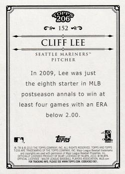 2010 Topps 206 #152 Cliff Lee Back