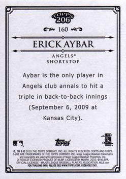 2010 Topps 206 #160 Erick Aybar Back
