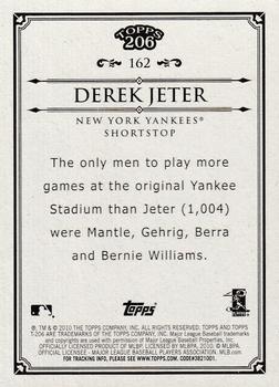 2010 Topps 206 #162 Derek Jeter Back