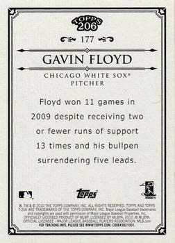 2010 Topps 206 #177 Gavin Floyd Back