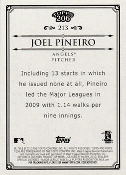 2010 Topps 206 #213 Joel Pineiro Back