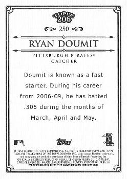 2010 Topps 206 #250 Ryan Doumit Back