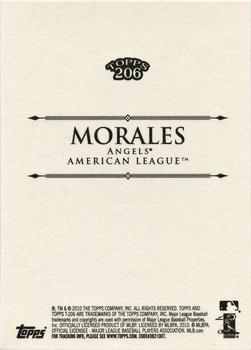 2010 Topps 206 #301 Kendry Morales Back