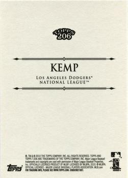 2010 Topps 206 #318 Matt Kemp Back