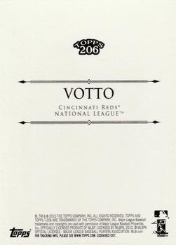 2010 Topps 206 #324 Joey Votto Back