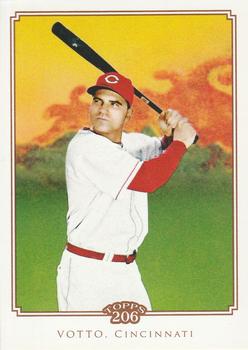 2010 Topps 206 #324 Joey Votto Front