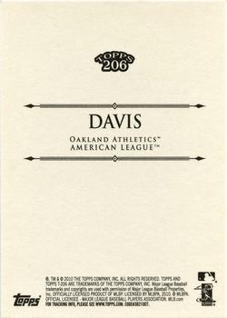 2010 Topps 206 #327 Rajai Davis Back