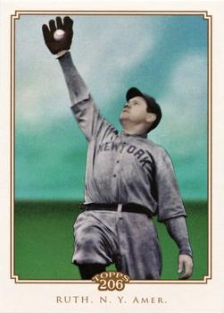 2010 Topps 206 #332 Babe Ruth Front