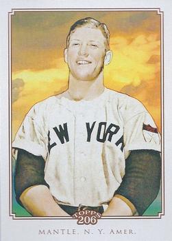 2010 Topps 206 #91 Mickey Mantle Front