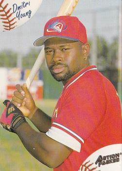 1994 Action Packed Minors #28 Dmitri Young Front
