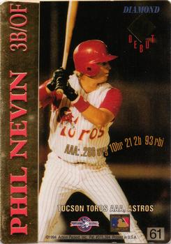 1994 Action Packed Minors #61 Phil Nevin Back