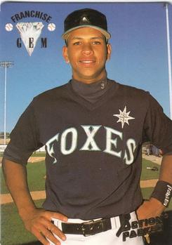 1994 Action Packed Minors #55 Alex Rodriguez Front