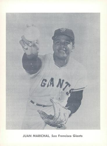 1962 Jay Publishing San Francisco Giants 5x7 Photos (Font Variation) #NNO Juan Marichal Front