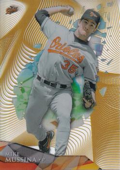 2014 Topps High Tek - Gold Diffractor #HT-MM Mike Mussina Front