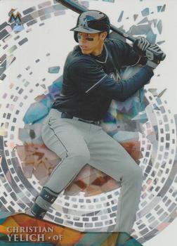 2014 Topps High Tek - Ice Diffractor #HT-CY Christian Yelich Front