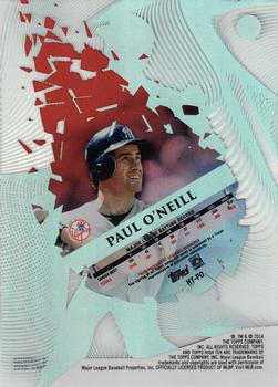 2014 Topps High Tek - Autographs #HT-PO Paul O'Neill Back