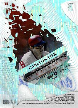 2014 Topps High Tek - Autographs #HT-CF Carlton Fisk Back