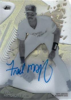2014 Topps High Tek - Black and White Image Autographs #HT-FM Fred McGriff Front