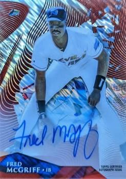 2014 Topps High Tek - Red Storm Diffractor Autographs #HT-FM Fred McGriff Front