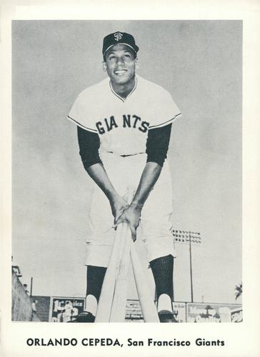 1959 Jay Publishing San Francisco Giants #NNO Orlando Cepeda Front