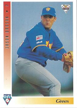 1993-94 Futera Australian Baseball Export Series #2 Jason Brosan Front