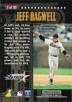 1996 Pinnacle FanFest #5 Jeff Bagwell Back