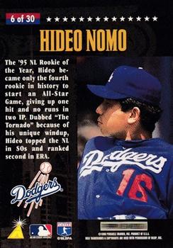 1996 Pinnacle FanFest #6 Hideo Nomo Back