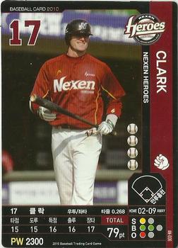 2010 Korean Baseball Organization Trading Card Game #AN006 Doug Clark Front