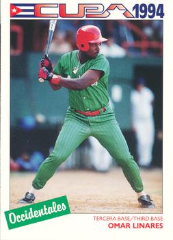 1994 Cuban Serie Selectiva #8 Omar Linares Front