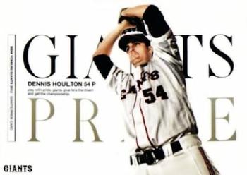 2012 BBM Yomiuri Giants #G117 Dennis Houlton Front
