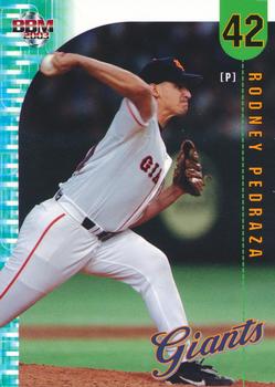 2003 BBM Yomiuri Giants #19 Rodney Pedraza Front