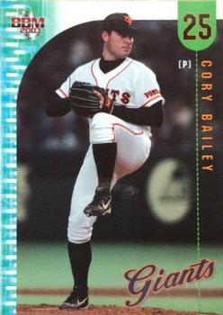 2003 BBM Yomiuri Giants #9 Cory Bailey Front