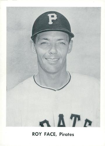 1957 Jay Publishing Pittsburgh Pirates 5x7 #NNO Roy Face Front