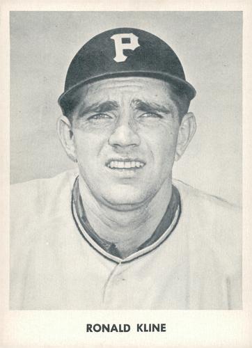 1958 Jay Publishing Pittsburgh Pirates #NNO Ronald Kline Front