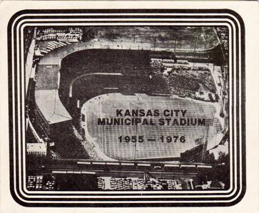 1976 Trading Co. Kansas City Municipal Stadium #01 Municipal Stadium Front