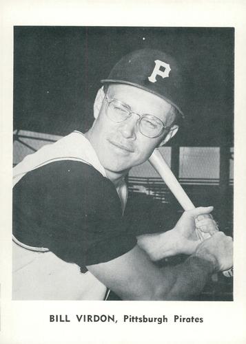 1961 Jay Publishing Pittsburgh Pirates #NNO Bill Virdon Front