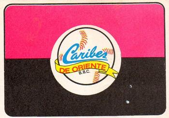 1991-92 Venezuelan Winter League Stickers #NNO Caribes de Oriente Front