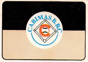 1991-92 Venezuelan Winter League Stickers #NNO Petroleros de Cabimas Front