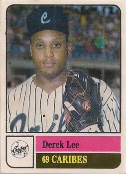 1991-92 Venezuelan Winter League Stickers #69 Derek Lee Front