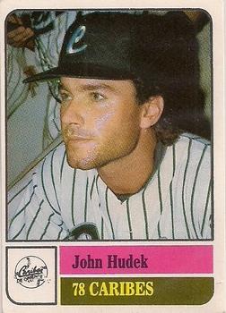 1991-92 Venezuelan Winter League Stickers #78 John Hudek Front