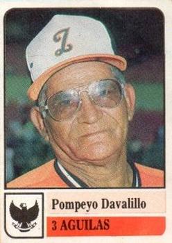 1991-92 Venezuelan Winter League Stickers #3 Pompeyo Davalillo Front