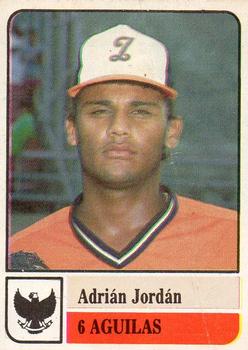 1991-92 Venezuelan Winter League Stickers #6 Adrian Jordan Front