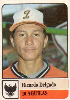 1991-92 Venezuelan Winter League Stickers #10 Ricardo Delgado Front