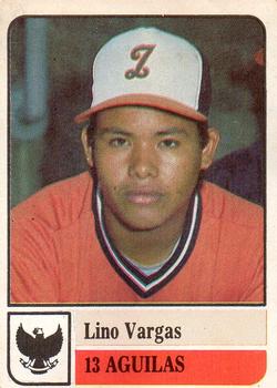1991-92 Venezuelan Winter League Stickers #13 Lino Vargas Front
