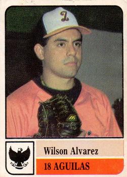 1991-92 Venezuelan Winter League Stickers #18 Wilson Alvarez Front